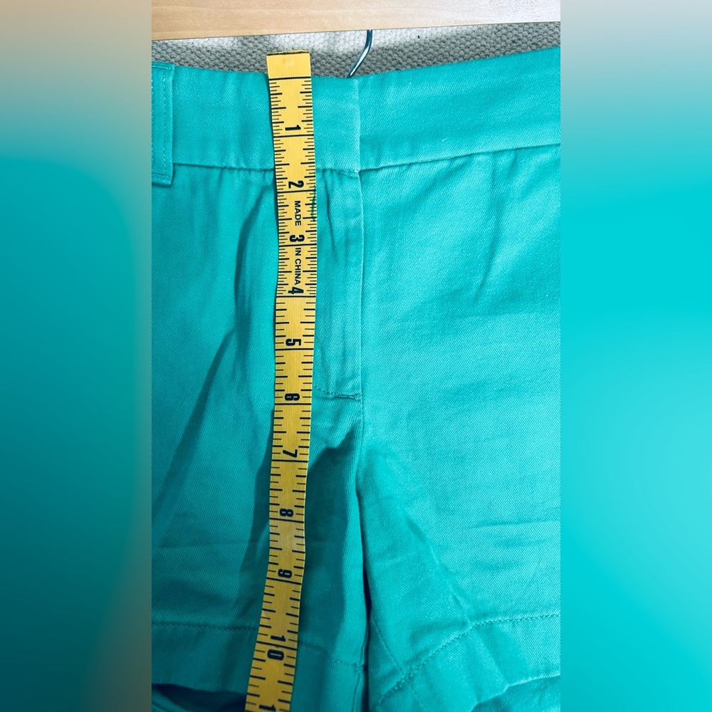J. Crew Green Classic Twill Bermuda Shorts - Picture 6 of 10